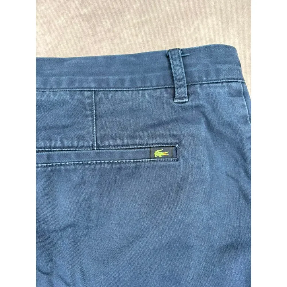 Lacoste Regular Fit Navy Chino Pants Men’s 38x32